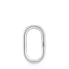 Anilla grande de plata Hold Oval