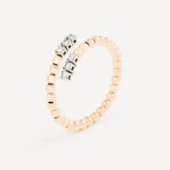 Anillo abierto de oro con diamantes TOUS ATELIER