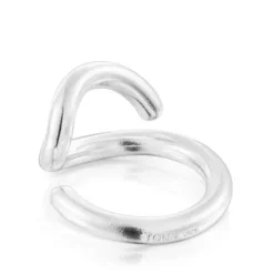 Anillo abierto de plata Bent