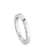 Anillo alianza de boda de oro blanco y diamantes 2,5 mm TOUS Alianzas