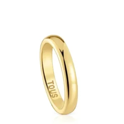 Anillo alianza de boda de oro media caña 3,8 mm TOUS Alianzas