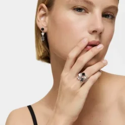 Anillo de plata con espinelas, ónix, cuarzo y nácar Join