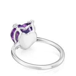 Anillo de plata y amatista Color Pills
