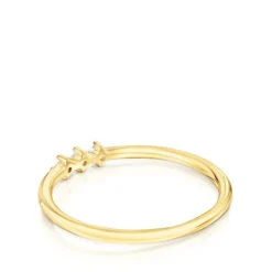 Anillo tira de oro y diamantes Les Classiques