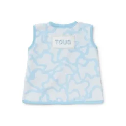 Babero Camiseta Kaos Azul Celeste