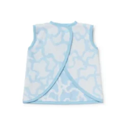 Babero Camiseta Kaos Azul Celeste