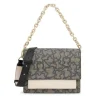 Bandolera mediana Audree Chain negra Kaos Icon