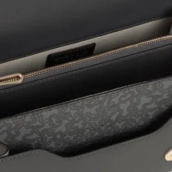 Bandolera mediana Audree gris oscuro Kaos Mini Lines