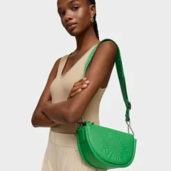 Bandolera mediana de piel verde TOUS Miranda