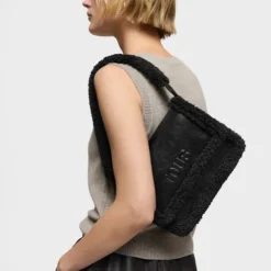 Bandolera mediana negra Audree Warm