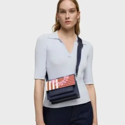 Bandolera pequeña Audree azul marino TOUS Hanna