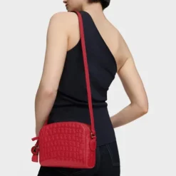 Bandolera Sherton de Piel roja