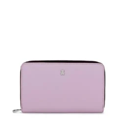 Billetera mediana malva New Dubai Saffiano