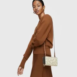 Billetera portamóvil beige Kaos Icon