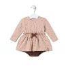 Body con falda de bebé niña Pink rosa