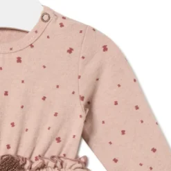 Body con falda de bebé niña Pink rosa