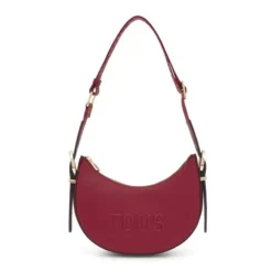 Bolso de hombro bandolera mediano granate TOUS Brenda