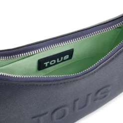 Bolso de hombro mediano azul marino TOUS Brenda