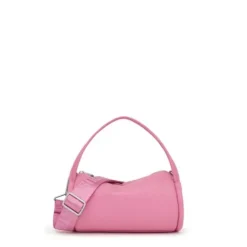 Bolso Duffle pequeño de piel rosa oscuro TOUS Miranda