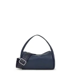 Bolso Duffle pequeño de piel azul marino TOUS Miranda