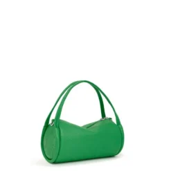 Bolso Duffle pequeño de piel verde TOUS Miranda