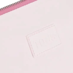 Bolso Duffle pequeño de piel rosa oscuro TOUS Miranda