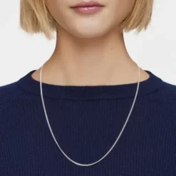 Cadena mediana de plata cordón, 60 cm TOUS Chain