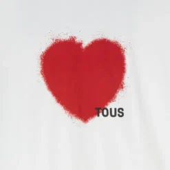 Camiseta de manga corta roja TOUS Motifs Spray M