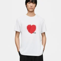 Camiseta de manga corta roja TOUS Motifs Spray M
