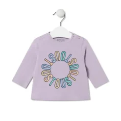 Camiseta logo TOUS circular Casual lila