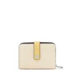 Cartera beige Urbana Logo New