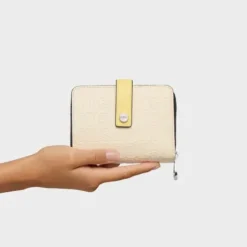 Cartera beige Urbana Logo New