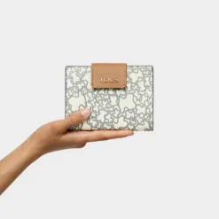 Cartera Kaos Mini beige y negro