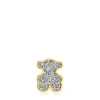 Charm TOUS 1950 oso con baño de oro 18 kt sobre plata y diamantes