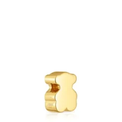 Charm TOUS 1950 oso con baño de oro 18 kt sobre plata y diamantes