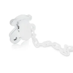 Chupetero oso grande de plata Sweet Dolls