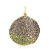 Colgante ATELIER Nenufar de oro y diamantes amarillos