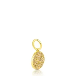 Colgante de oro con diamantes 10mm Gem Power