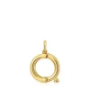 Colgante mediano letra Q con baño de oro 18 kt sobre plata Alphabet