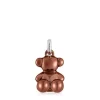 Colgante oso mediano de acero en color rosa cobrizo Bold Bear