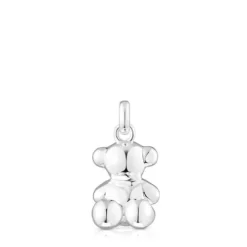 Colgante oso mediano de plata Bold Bear