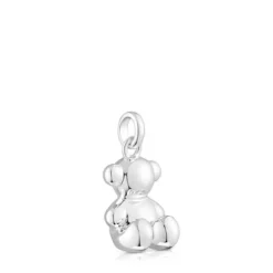 Colgante oso mediano de plata Bold Bear