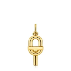 Colgante pequeño con baño de oro 18 kt sobre plata TOUS MANIFESTO