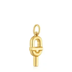 Colgante pequeño con baño de oro 18 kt sobre plata TOUS MANIFESTO