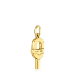 Colgante pequeño con baño de oro 18 kt sobre plata TOUS MANIFESTO