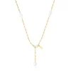 Collar con baño de oro 18 kt sobre plata y perlas cultivadas Tamara Falcó X TOUS