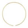 Collar con baño de oro 18 kt sobre plata Basicos