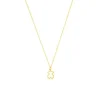 Collar con baño de oro 18 kt sobre plata Galaxy