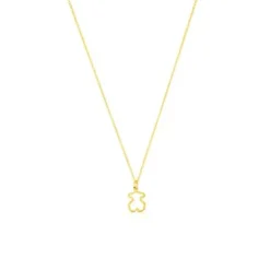 Collar con baño de oro 18 kt sobre plata Galaxy