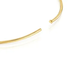 Collar con baño de oro 18 kt sobre plata Basicos